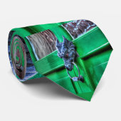 Welsh Cast Eisen Dragon Kopf Türknopf Krawatte (Gerollt)