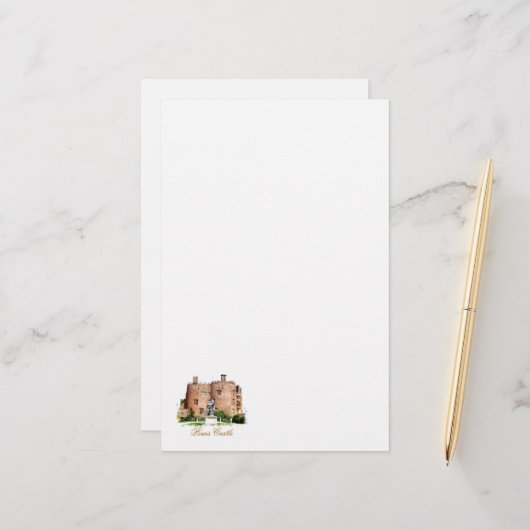WELSH CASTLES BRIEFPAPIER (Vorderseite/Rückseite Beispiel)