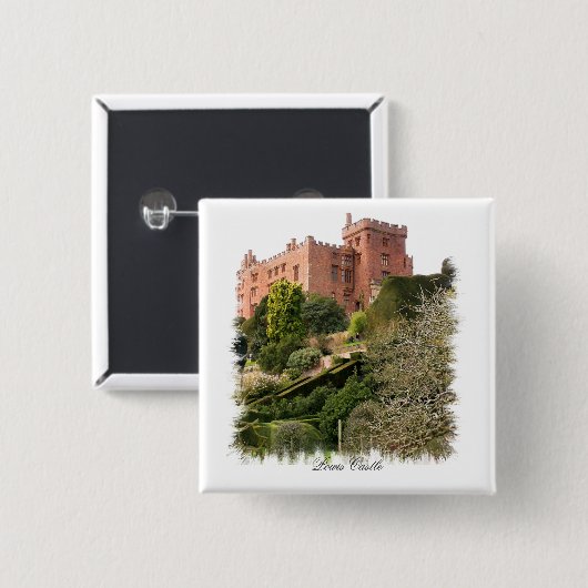 WELSH CASTLES BUTTON (Vorne & Hinten)