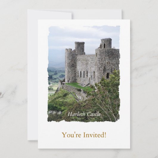 WELSH CASTLES EINLADUNG (Vorderseite)