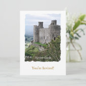 WELSH CASTLES EINLADUNG (Stehend Vorderseite)