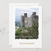 WELSH CASTLES EINLADUNG (Vorne/Hinten)