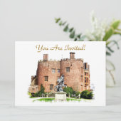 WELSH CASTLES EINLADUNG (Stehend Vorderseite)