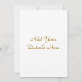 WELSH CASTLES EINLADUNG (Rückseite)