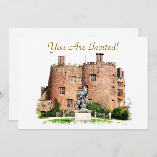 WELSH CASTLES EINLADUNG (Vorne/Hinten)