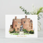 WELSH CASTLES Einladung (Stehend Vorderseite)