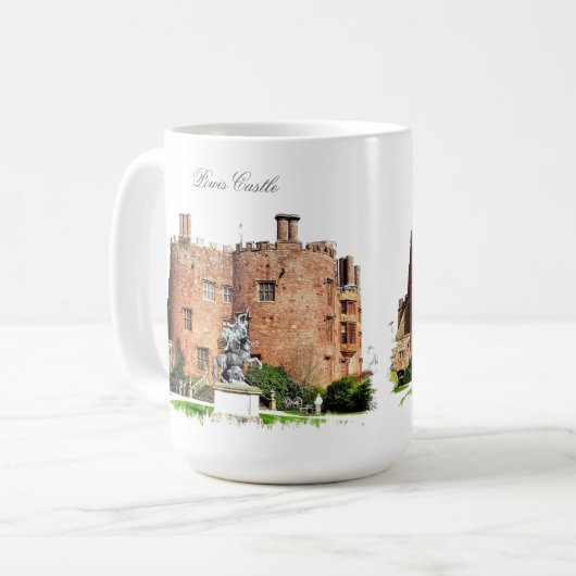 WELSH CASTLES KAFFEE TASSE (Vorderseite Links)