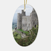 WELSH CASTLES KERAMIK ORNAMENT (Links)