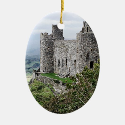 WELSH CASTLES KERAMIK ORNAMENT (Vorne)