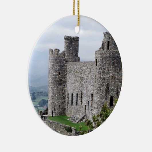WELSH CASTLES KERAMIK ORNAMENT (Rechts)
