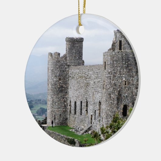 WELSH CASTLES KERAMIK ORNAMENT (Links)