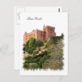 WELSH CASTLES POSTKARTE (Vorne/Hinten)
