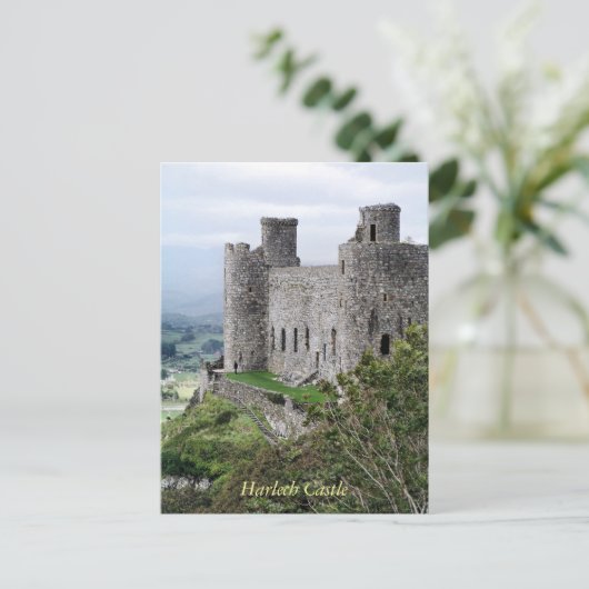 WELSH CASTLES POSTKARTE (Stehend Vorderseite)