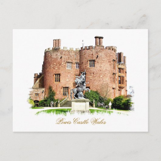WELSH CASTLES POSTKARTE (Vorderseite)