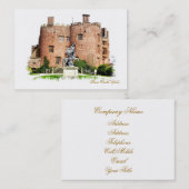 WELSH CASTLES VISITENKARTE (Vorne/Hinten)