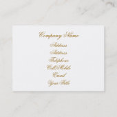 WELSH CASTLES VISITENKARTE (Rückseite)