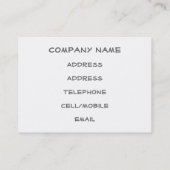 WELSH CASTLES VISITENKARTE (Rückseite)