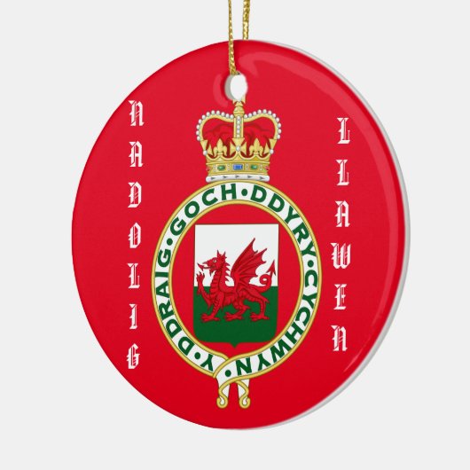 Welsh Christmas Ornament (Links)