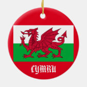 Welsh Christmas Ornament (Hinten)