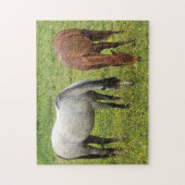 Welsh Cobs Pferdepuzzle Puzzle (Vertikal)