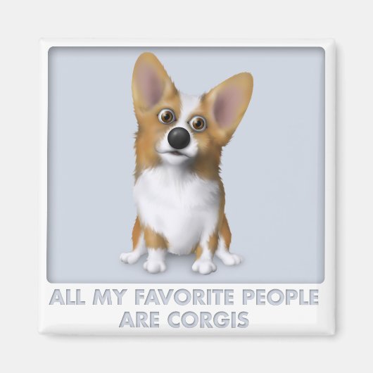 Welsh Corgi 1 Favorite Magnet (Vorne)