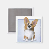 Welsh Corgi 2 Magnet (Vorderseite/Rückseite)