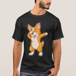 Welsh Corgi auf Hip Hop Dance Dab T-Shirt