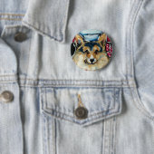 Welsh Corgi Cardigan Button (Beispiel)