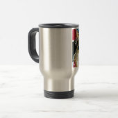 Welsh Corgi Cardigan Reisebecher (Vorderseite Links)