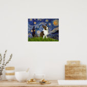 Welsh Corgi Cardigan - Starry Night Poster (Küche)