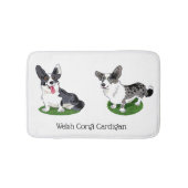 Welsh Corgi Cardigans Badematte (Vorderseite)