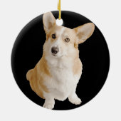 Welsh Corgi Dog Breed Foto Ornament (Hinten)