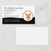 Welsh Corgi Dog Breed Theme Business Cards Visitenkarte (Vorne/Hinten)