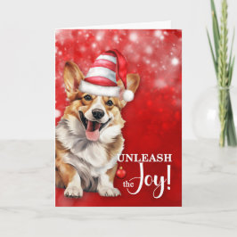 Welsh Corgi Dog entleash die Freude Weihnachten