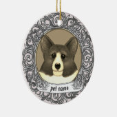 Welsh Corgi Dog Love Memory Ornament (Rechts)