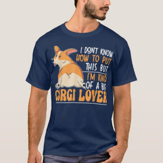 Welsh Corgi Dog Lover Welppy Owner Corgi Züchter P T-Shirt