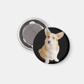 Welsh Corgi Dog Magnet (Vorderseite/Rückseite)
