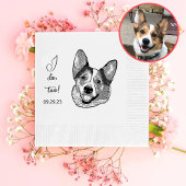 Welsh Corgi Dog Personalisiert ich auch Serviette