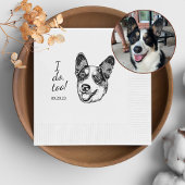 Welsh Corgi Dog Personalisiert ich auch Serviette