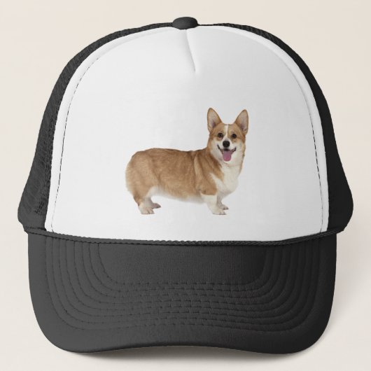 Welsh Corgi Dog Pet Animal Custom Trucker Hat Truckerkappe (Vorderseite)