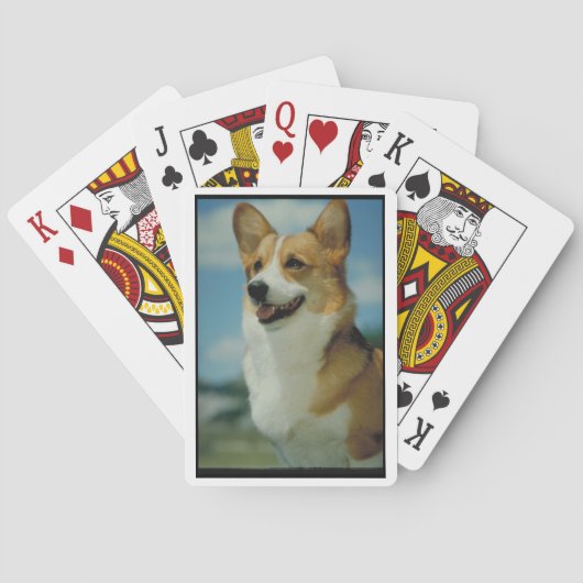 Welsh Corgi Dog Playing Cards Spielkarten (Rückseite)