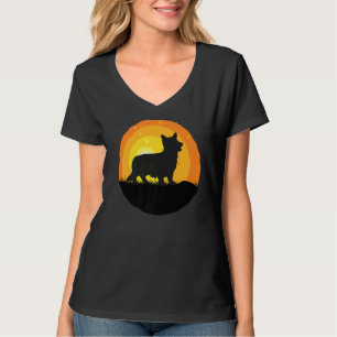 Welsh Corgi Dog Retro 16 T-Shirt