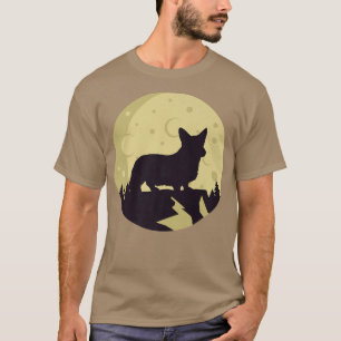 Welsh Corgi Dog Retro Premium T - Shirt Copy Co