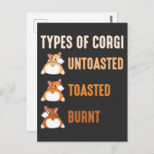Welsh Corgi Hund Lover Geschenk Adortable Animal P Postkarte (Vorne/Hinten)