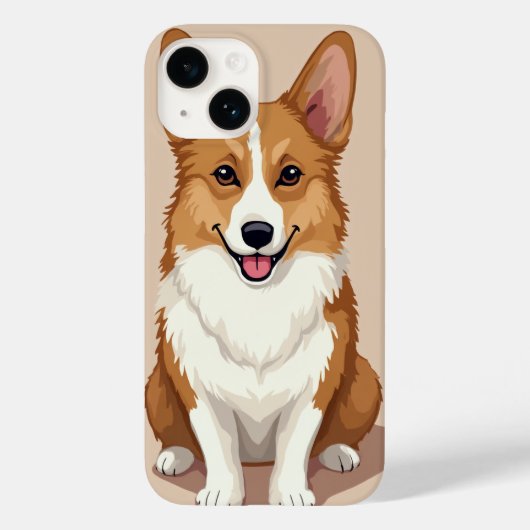 Welsh Corgi iPhone Case (Rückseite)