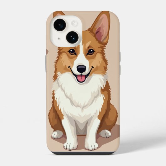 Welsh Corgi iPhone Case Hülle (Rückseite)