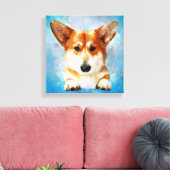 Welsh Corgi Leinwanddruck (Insitu (Wohnzimmer))