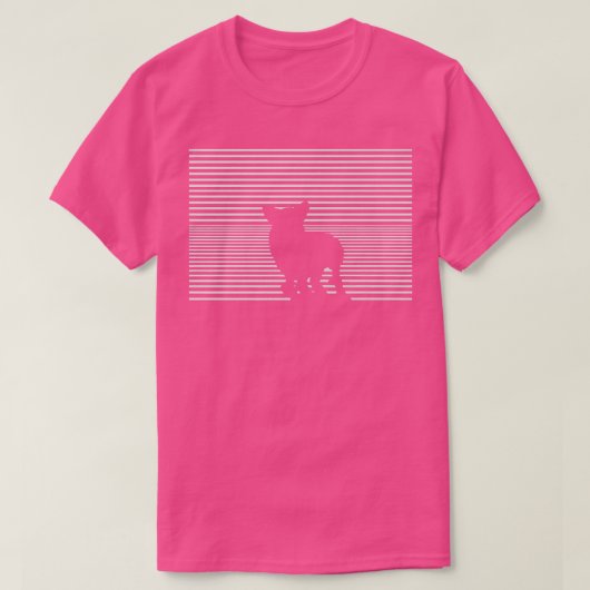 Welsh Corgi Liebe Premium T - Shirt (Design vorne)