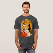 Welsh Corgi Mummy Halloween Funny Corgi Halloween T-Shirt (Vorne ganz)