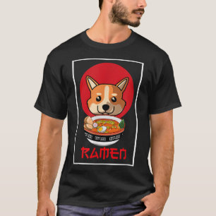 Welsh Corgi Niedlich Kawaii Japanische Ramen Dog M T-Shirt